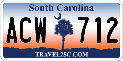 SC license plate ACW712