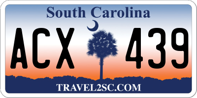 SC license plate ACX439
