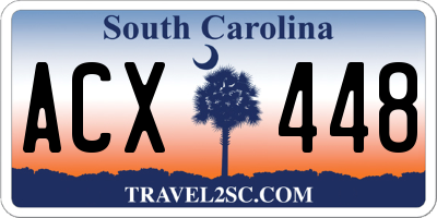 SC license plate ACX448