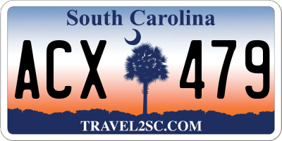 SC license plate ACX479