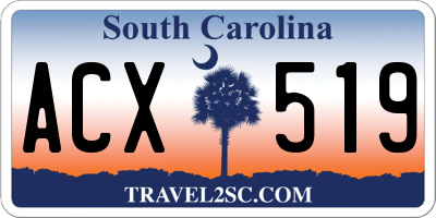 SC license plate ACX519