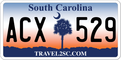 SC license plate ACX529