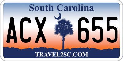 SC license plate ACX655