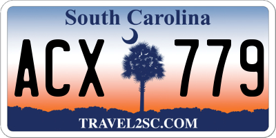 SC license plate ACX779