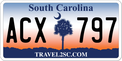 SC license plate ACX797