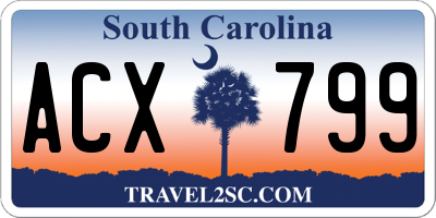 SC license plate ACX799