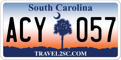 SC license plate ACY057