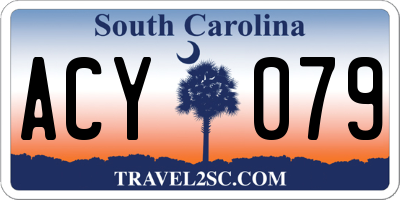SC license plate ACY079