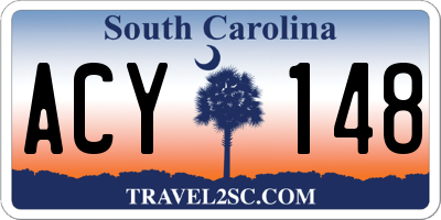 SC license plate ACY148