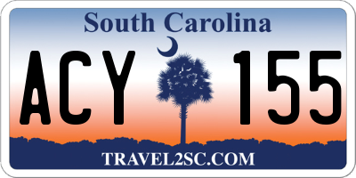 SC license plate ACY155