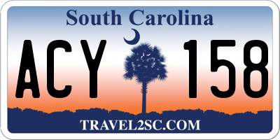 SC license plate ACY158