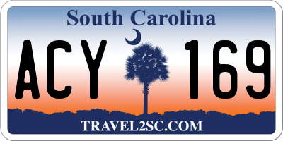 SC license plate ACY169