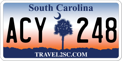 SC license plate ACY248