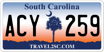 SC license plate ACY259