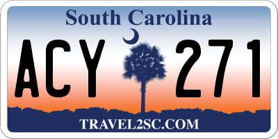 SC license plate ACY271