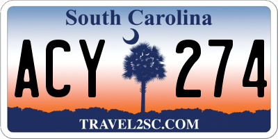 SC license plate ACY274