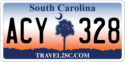 SC license plate ACY328