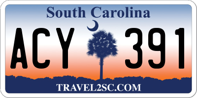 SC license plate ACY391
