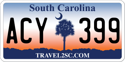 SC license plate ACY399