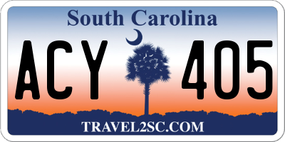 SC license plate ACY405