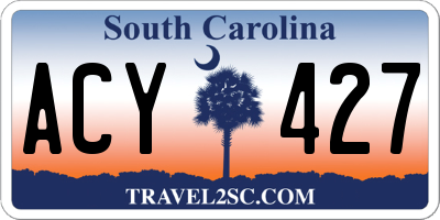 SC license plate ACY427