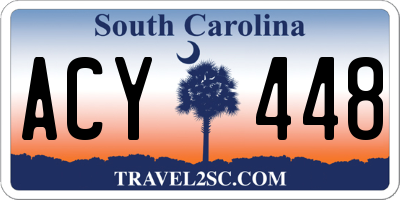 SC license plate ACY448