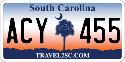 SC license plate ACY455
