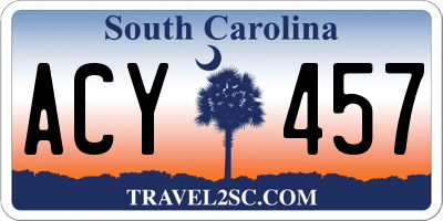 SC license plate ACY457