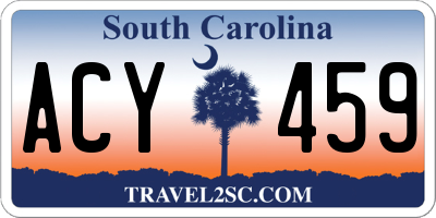 SC license plate ACY459