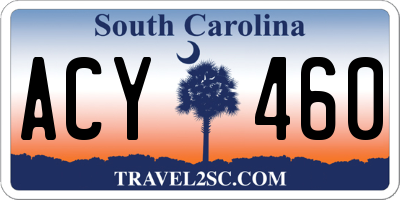 SC license plate ACY460