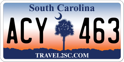SC license plate ACY463