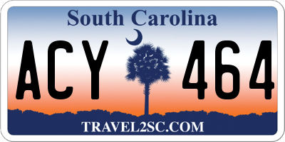SC license plate ACY464