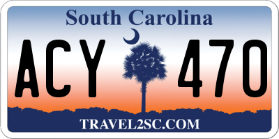 SC license plate ACY470