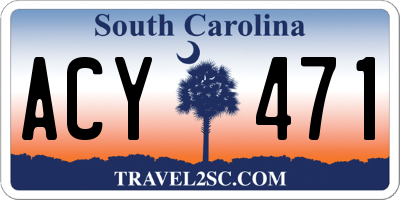 SC license plate ACY471