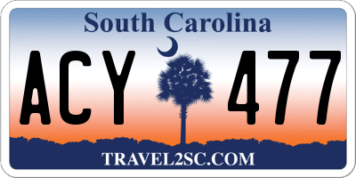SC license plate ACY477