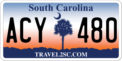 SC license plate ACY480