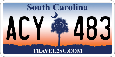 SC license plate ACY483
