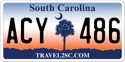 SC license plate ACY486