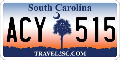 SC license plate ACY515