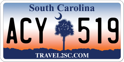 SC license plate ACY519