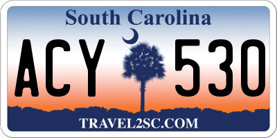 SC license plate ACY530