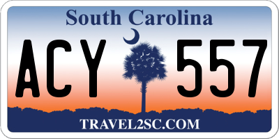 SC license plate ACY557