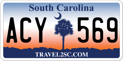 SC license plate ACY569