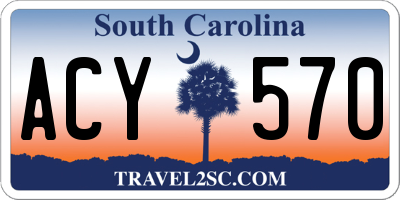 SC license plate ACY570