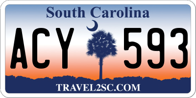 SC license plate ACY593