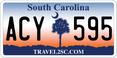 SC license plate ACY595