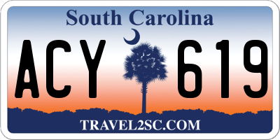 SC license plate ACY619