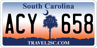SC license plate ACY658