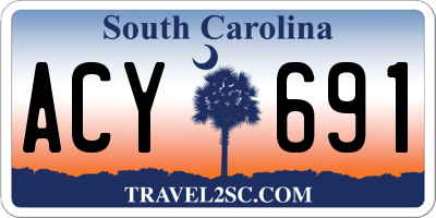 SC license plate ACY691