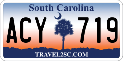 SC license plate ACY719